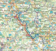 Buchcover und Innenansicht für das Buch: ROTHER Wanderführer Rheinsteig - RheinBurgenWeg. 34 Etappen auf den Weitwanderwegen rechts und links des romantischen Mittelrheins