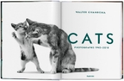 Buchcover und Innenansicht für das Buch: Walter Chandoha. Cats. Photographs 1942-2018