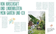Buchcover und Innenansicht für das Buch: Die Slow Gardening-Revolution