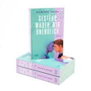 Buchcover und Innenansicht für das Buch: Gestern waren wir unendlich