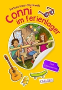 Buchcover und Innenansicht für das Buch: Abenteuerspaß mit Conni: Conni im Ferienlager