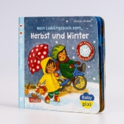 Buchcover und Innenansicht für das Buch: Baby Pixi (unkaputtbar) 152: Mein Lieblingsbuch vom Herbst und Winter