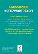 Buchcover und Innenansicht für das Buch: Großdruck Kreuzworträtsel - Band 7 - Über 280 Rätsel in großer Schrift für Senioren & Erwachsene