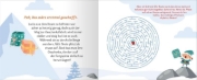 Buchcover und Innenansicht für das Buch: 24 knifflige Weihnachtsrätsel. Escape Room Adventskalender