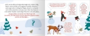 Buchcover und Innenansicht für das Buch: 24 knifflige Weihnachtsrätsel. Escape Room Adventskalender