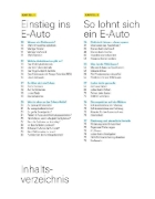 Buchcover und Innenansicht für das Buch: Umstieg aufs Elektroauto