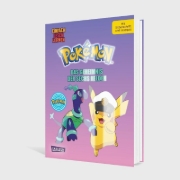 Buchcover und Innenansicht für das Buch: Pokémon Erstlesebuch: Das Geheimnis der Sechs Helden