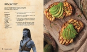 Buchcover und Innenansicht für das Buch: Avatar: Das offizielle Kochbuch von Pandora