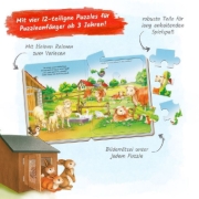 Buchcover und Innenansicht für das Buch: Trötsch Puzzlebuch Bauernhof