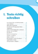 Buchcover und Innenansicht für das Buch: PONS Texte schreiben - Spanisch