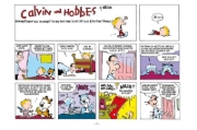 Buchcover und Innenansicht für das Buch: The Calvin and Hobbes Portable Compendium Set 1