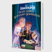 Buchcover und Innenansicht für das Buch: Disney Die Eiskönigin: Olafs liebste Gutenacht-Geschichten