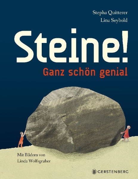 Buchcover und Innenansicht für das Buch: Steine!