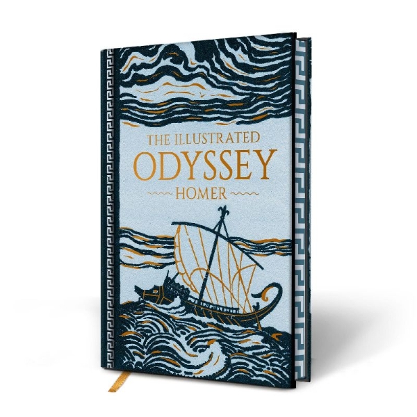Buchcover und Innenansicht für das Buch: The Illustrated Odyssey