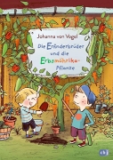 Buchcover und Innenansicht für das Buch: Die Erfinderbrüder und die Erbsmöhrika-Pflanze