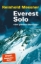 Buchcover und Innenansicht für das Buch: Everest solo