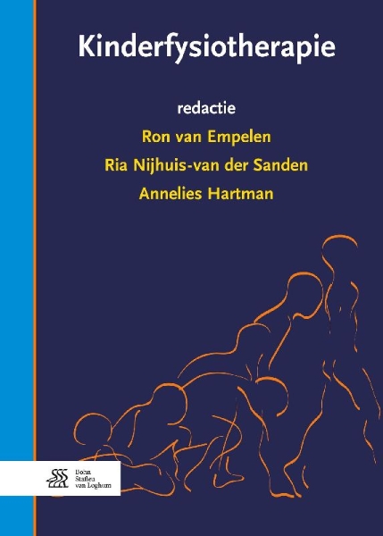 Buchcover und Innenansicht für das Buch: Kinderfysiotherapie