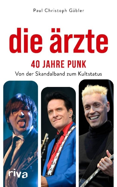 Buchcover und Innenansicht für das Buch: Die Ärzte - 40 Jahre Punk