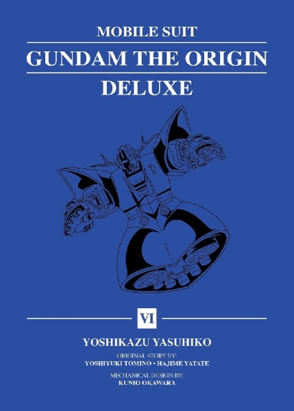 Buchcover und Innenansicht für das Buch: Mobile Suit Gundam: The Origin Deluxe 6