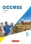 Buchcover und Innenansicht für das Buch: Access Band 5: 9. Schuljahr - Allgemeine Ausgabe 2022 - Workbook mit digitalen Medien