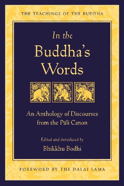 Buchcover und Innenansicht für das Buch: In the Buddha's Words