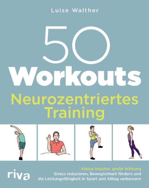 Buchcover und Innenansicht für das Buch: 50 Workouts - Neurozentriertes Training