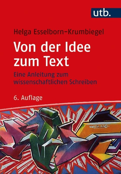 Buchcover und Innenansicht für das Buch: Von der Idee zum Text