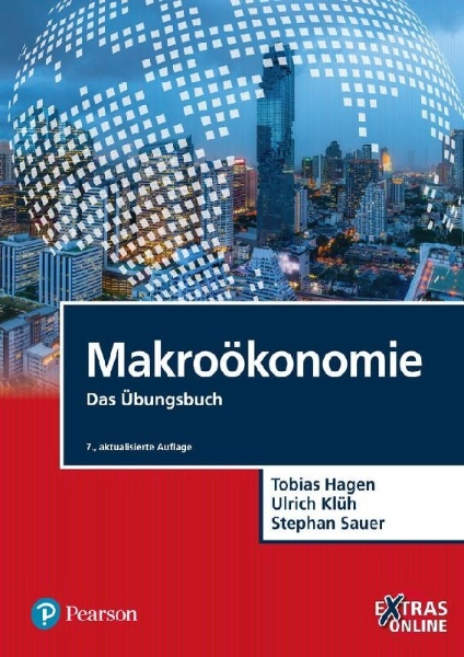 Buchcover und Innenansicht für das Buch: Makroökonomie Übungsbuch