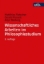 Buchcover und Innenansicht für das Buch: Wissenschaftliches Arbeiten im Philosophiestudium