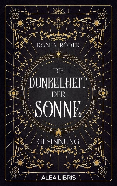 Buchcover und Innenansicht für das Buch: Die Dunkelheit der Sonne