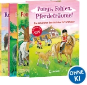 Buchcover und Innenansicht für das Buch: Leselöwen - Ponys, Fohlen, Pferdeträume!
