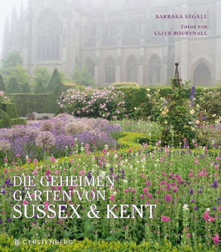 Buchcover und Innenansicht für das Buch: Die geheimen Gärten von Sussex und Kent