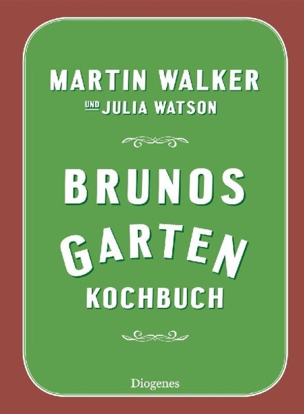 Buchcover und Innenansicht für das Buch: Brunos Gartenkochbuch