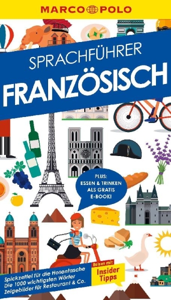 Buchcover und Innenansicht für das Buch: MARCO POLO Sprachführer Französisch
