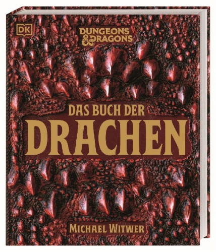 Buchcover und Innenansicht für das Buch: Dungeons & Dragons Das Buch der Drachen