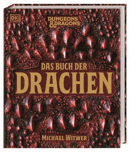Buchcover und Innenansicht für das Buch: Dungeons & Dragons Das Buch der Drachen