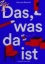 Buchcover und Innenansicht für das Buch: Das, was da ist