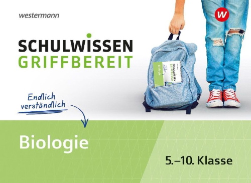Buchcover und Innenansicht für das Buch: Schulwissen griffbereit. Biologie