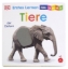 Buchcover und Innenansicht für das Buch: Erstes Lernen Fühl-Leporello. Tiere