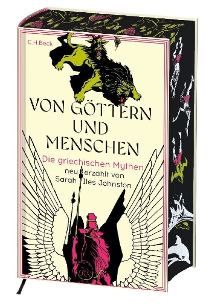 Buchcover und Innenansicht für das Buch: Gods And Mortals. Ancient Greek Myths for Modern Readers