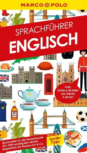 Buchcover und Innenansicht für das Buch: MARCO POLO Sprachführer Englisch