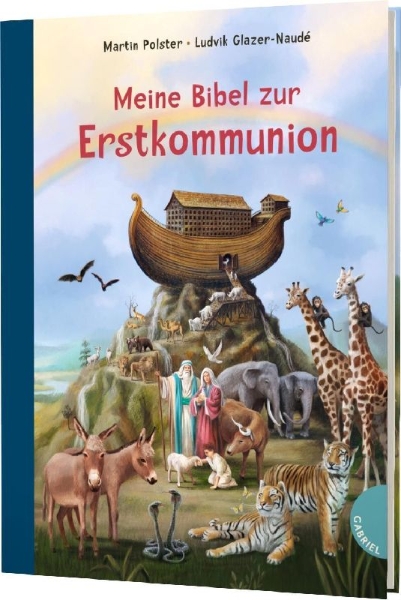 Buchcover und Innenansicht für das Buch: Meine Bibel zur Erstkommunion