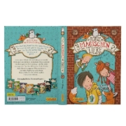 Buchcover und Innenansicht für das Buch: Die Schule der magischen Tiere 01