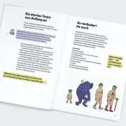 Buchcover und Innenansicht für das Buch: Penis!