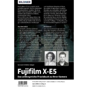 Buchcover und Innenansicht für das Buch: Fujifilm X-E5 - Das umfangreiche Praxisbuch zu Ihrer Kamera