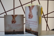 Buchcover und Innenansicht für das Buch: The Tattooist of Auschwitz