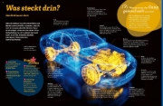 Buchcover und Innenansicht für das Buch: WAS IST WAS Autos. Wie fahren wir in die Zukunft?