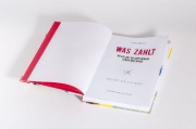 Buchcover und Innenansicht für das Buch: Was zählt