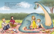 Buchcover und Innenansicht für das Buch: Picknick mit Dino