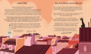 Buchcover und Innenansicht für das Buch: Paris für kleine Entdecker. Reiseführer für Kinder